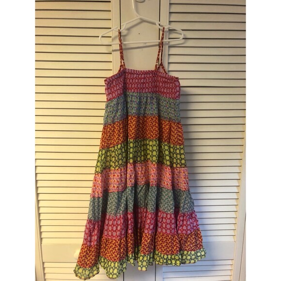 Mimi & maggie 7/8 mixed print tier summer dress - Picture 5 of 6